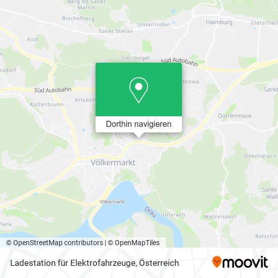 Ladestation für Elektrofahrzeuge Karte