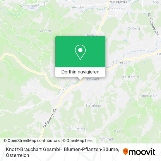 Knotz-Brauchart GesmbH Blumen-Pflanzen-Bäume Karte