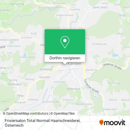Frisiersalon Total Normal Haarschneiderei Karte
