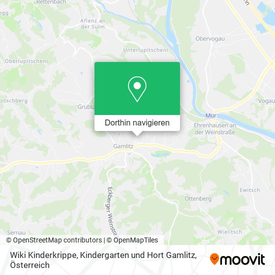 Wiki Kinderkrippe, Kindergarten und Hort Gamlitz Karte