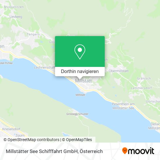 Millstätter See Schifffahrt GmbH Karte