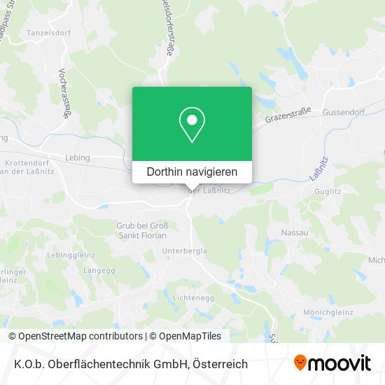 K.O.b. Oberflächentechnik GmbH Karte