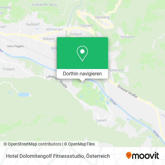 Hotel Dolomitengolf Fitnessstudio Karte