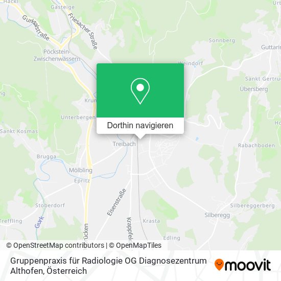Gruppenpraxis für Radiologie OG Diagnosezentrum Althofen Karte