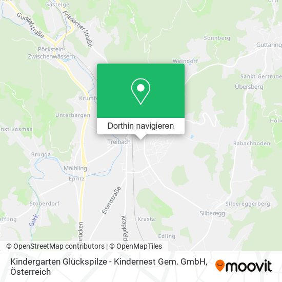 Kindergarten Glückspilze - Kindernest Gem. GmbH Karte