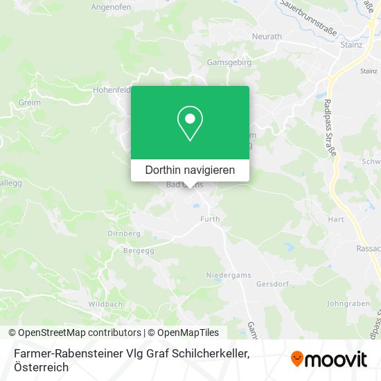 Farmer-Rabensteiner Vlg Graf Schilcherkeller Karte