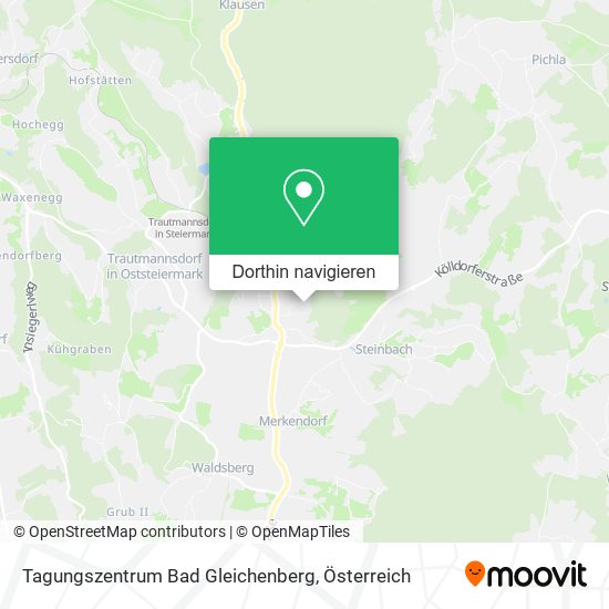 Tagungszentrum Bad Gleichenberg Karte