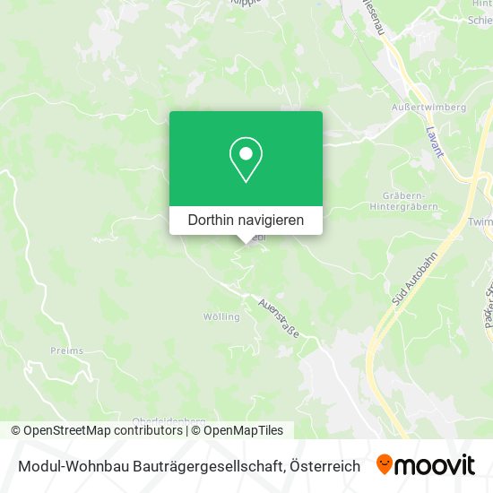 Modul-Wohnbau Bauträgergesellschaft Karte