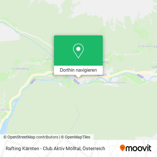 Rafting Kärnten - Club Aktiv Mölltal Karte