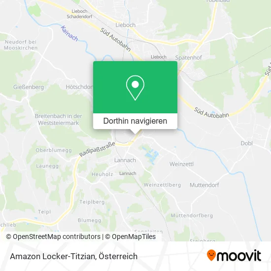 Amazon Locker-Titzian Karte