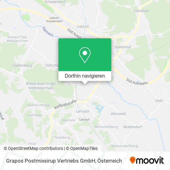 Grapos Postmixsirup Vertriebs GmbH Karte