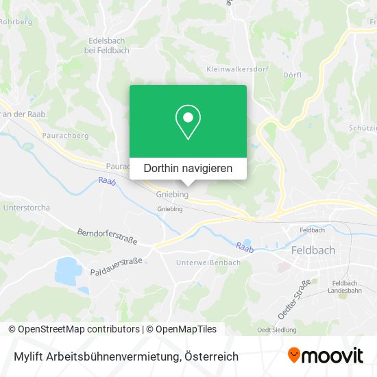 Mylift Arbeitsbühnenvermietung Karte