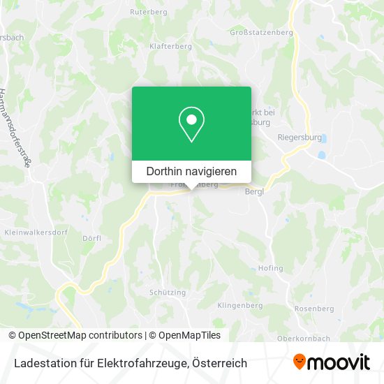 Ladestation für Elektrofahrzeuge Karte