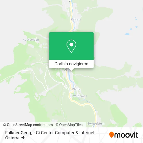 Falkner Georg - Ci Center Computer & Internet Karte