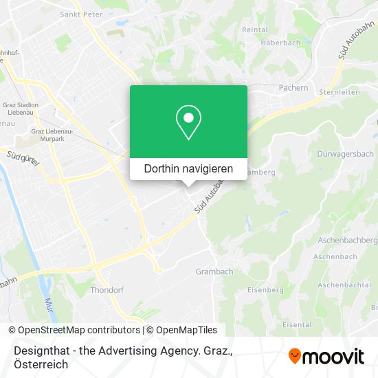 Designthat - the Advertising Agency. Graz. Karte