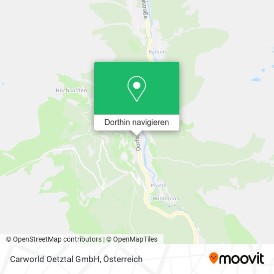 Carworld Oetztal GmbH Karte