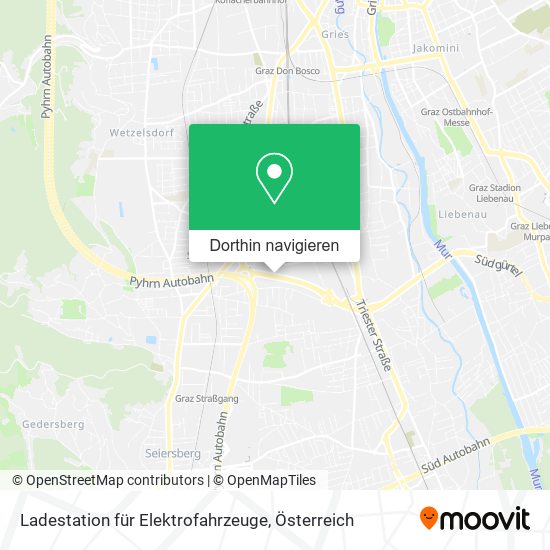 Ladestation für Elektrofahrzeuge Karte