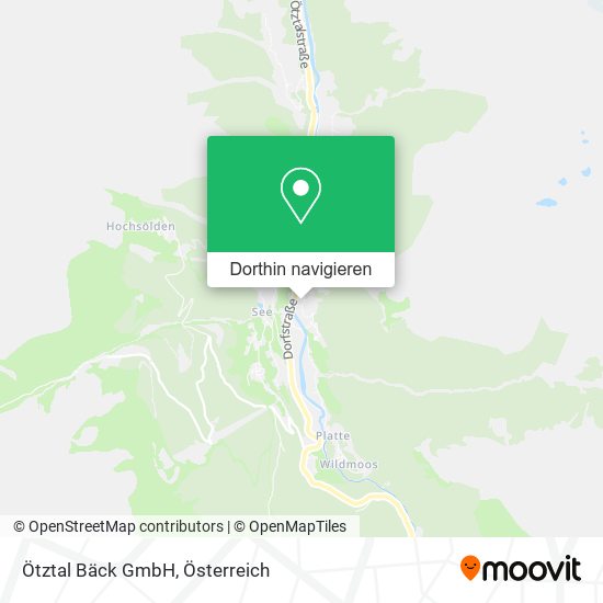 Ötztal Bäck GmbH Karte