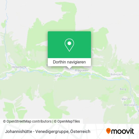 Johannishütte - Venedigergruppe Karte