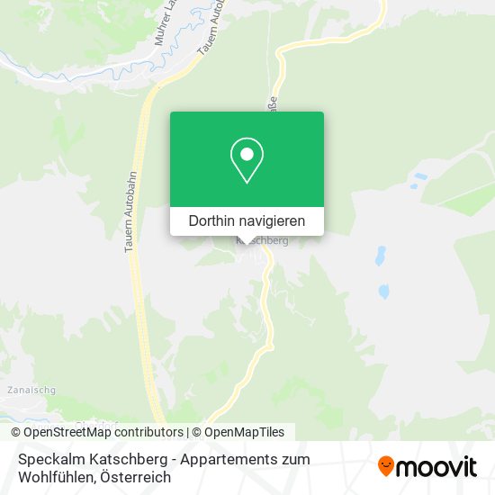 Speckalm Katschberg - Appartements zum Wohlfühlen Karte