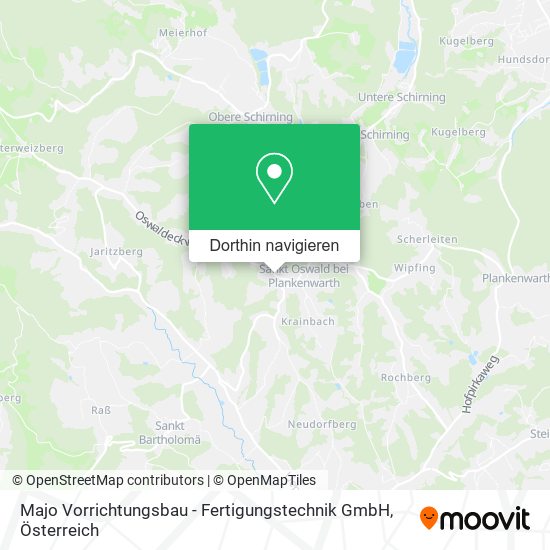 Majo Vorrichtungsbau - Fertigungstechnik GmbH Karte