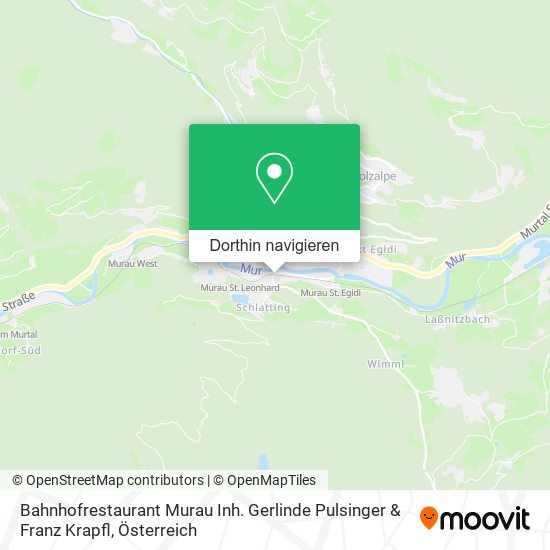 Bahnhofrestaurant Murau Inh. Gerlinde Pulsinger & Franz Krapfl Karte