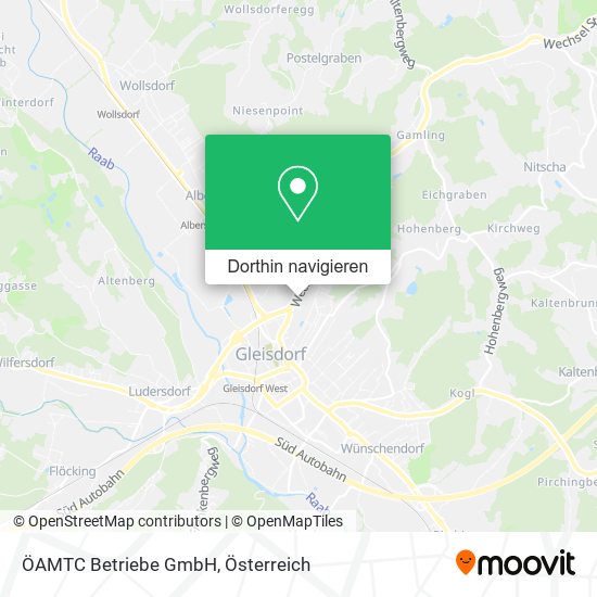 ÖAMTC Betriebe GmbH Karte