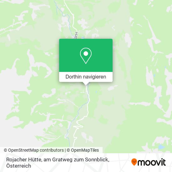 Rojacher Hütte, am Gratweg zum Sonnblick Karte
