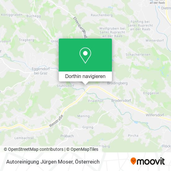 Autoreinigung Jürgen Moser Karte