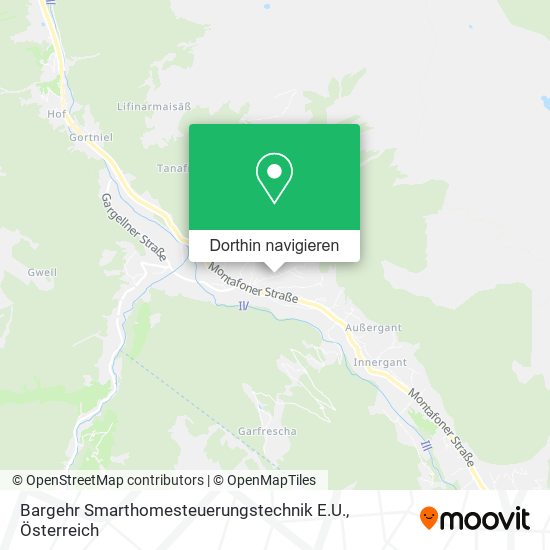 Bargehr Smarthomesteuerungstechnik E.U. Karte