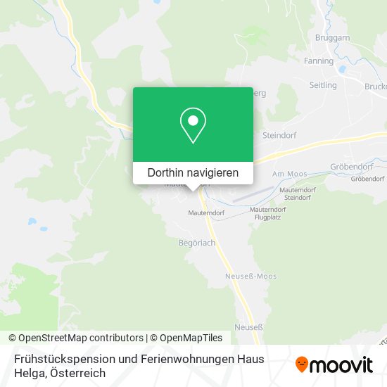 Frühstückspension und Ferienwohnungen Haus Helga Karte
