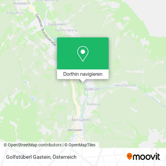 Golfstüberl Gastein Karte