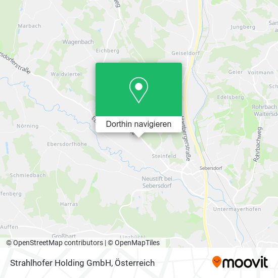 Strahlhofer Holding GmbH Karte