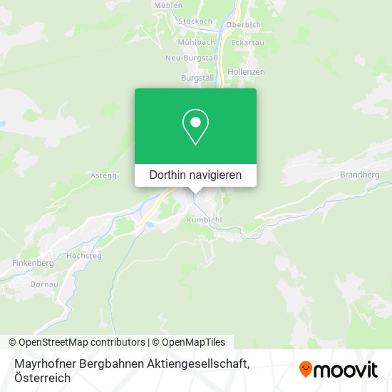 Mayrhofner Bergbahnen Aktiengesellschaft Karte