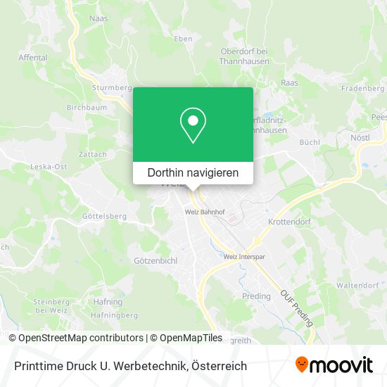 Printtime Druck U. Werbetechnik Karte