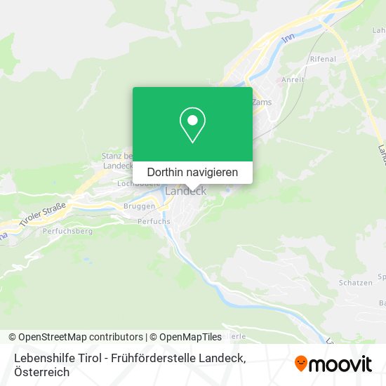 Lebenshilfe Tirol - Frühförderstelle Landeck Karte