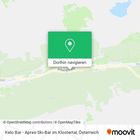 Kelo Bar - Apres-Ski-Bar im Klostertal Karte