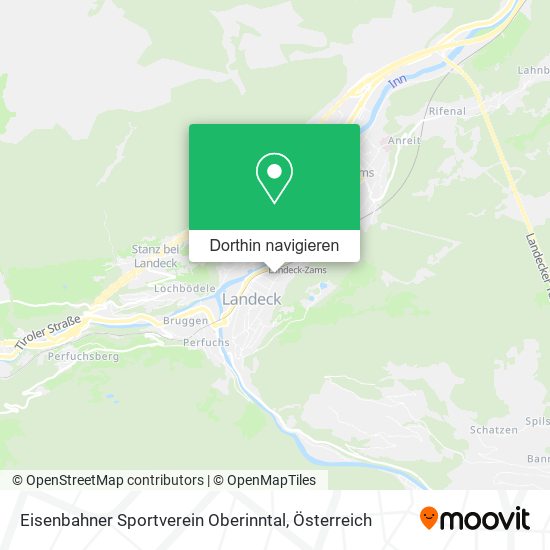 Eisenbahner Sportverein Oberinntal Karte