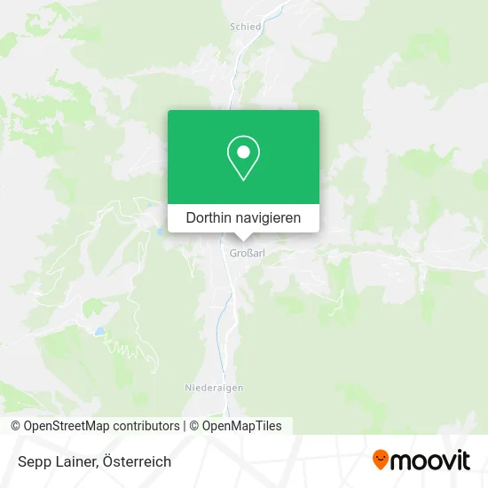 Sepp Lainer Karte