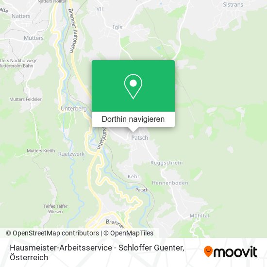 Hausmeister-Arbeitsservice - Schloffer Guenter Karte