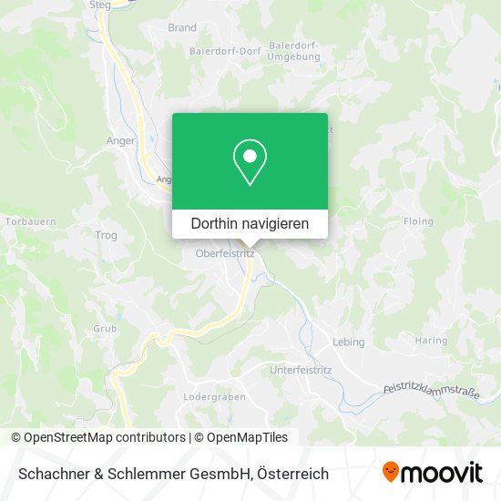 Schachner & Schlemmer GesmbH Karte
