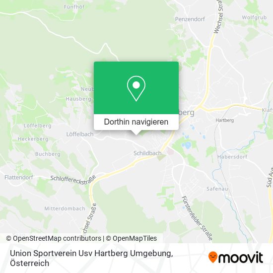 Union Sportverein Usv Hartberg Umgebung Karte