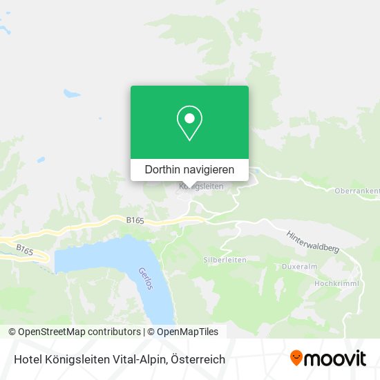 Hotel Königsleiten Vital-Alpin Karte
