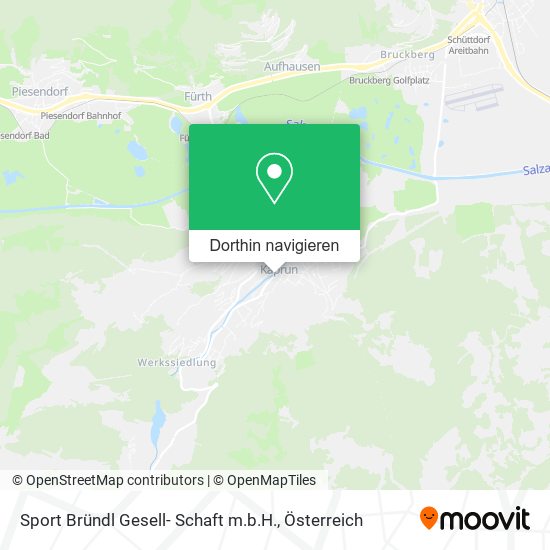 Sport Bründl Gesell- Schaft m.b.H. Karte