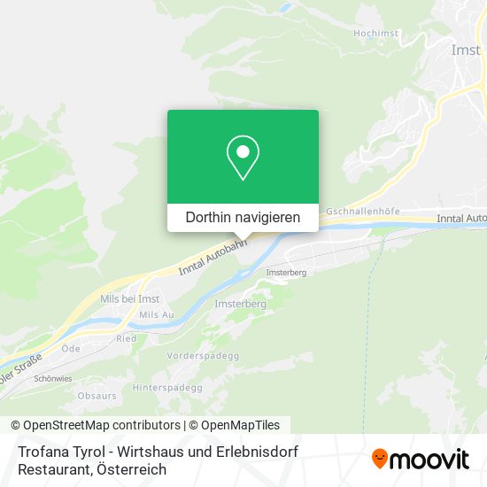 Trofana Tyrol - Wirtshaus und Erlebnisdorf Restaurant Karte