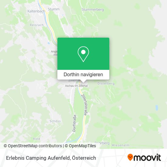 Erlebnis Camping Aufenfeld Karte