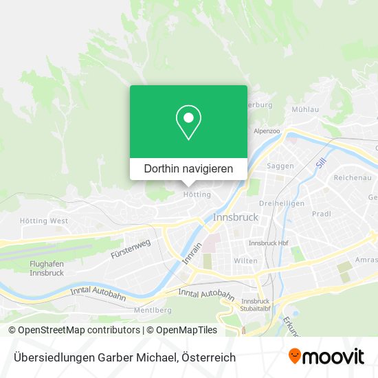 Übersiedlungen Garber Michael Karte