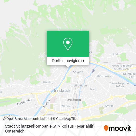 Stadt Schützenkompanie St Nikolaus - Mariahilf Karte