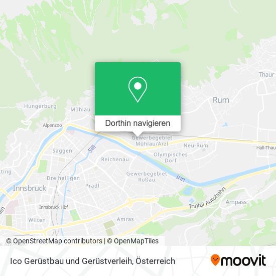Ico Gerüstbau und Gerüstverleih Karte
