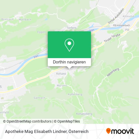 Apotheke Mag Elisabeth Lindner Karte